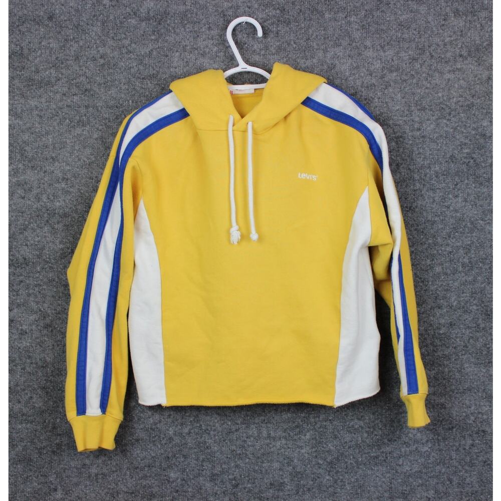 Levi's Women's Color Block Long Sleeve Pullover Drawstring Hoodie Size Small